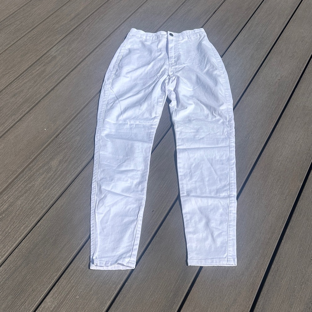 Fashion Nova Crisp White High Waist Skinny Jeans